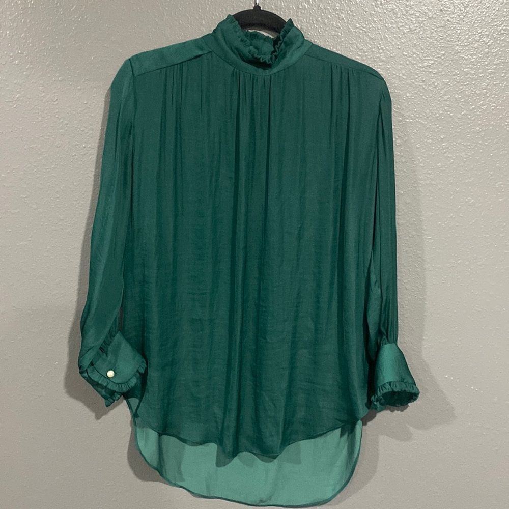 Zara woman emerald top S